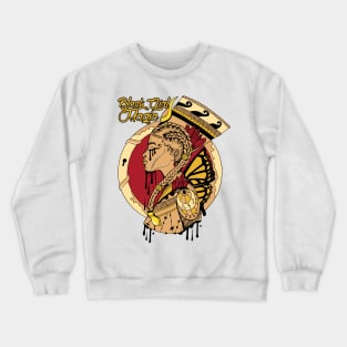 Red Gold - Goddess Of Egypt Black Girl Magic Crewneck Sweatshirt